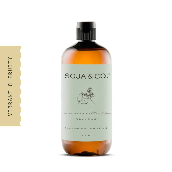 Liquid Dish Soap | Pear + Hinoki: 475ml - Gift Smack Gift Company