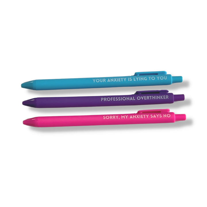 Professional Overthinker Pen Set