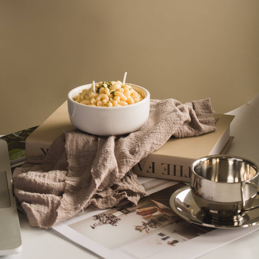 Macaroni and Cheese Candle Bowl - Gift Smack Gift Company