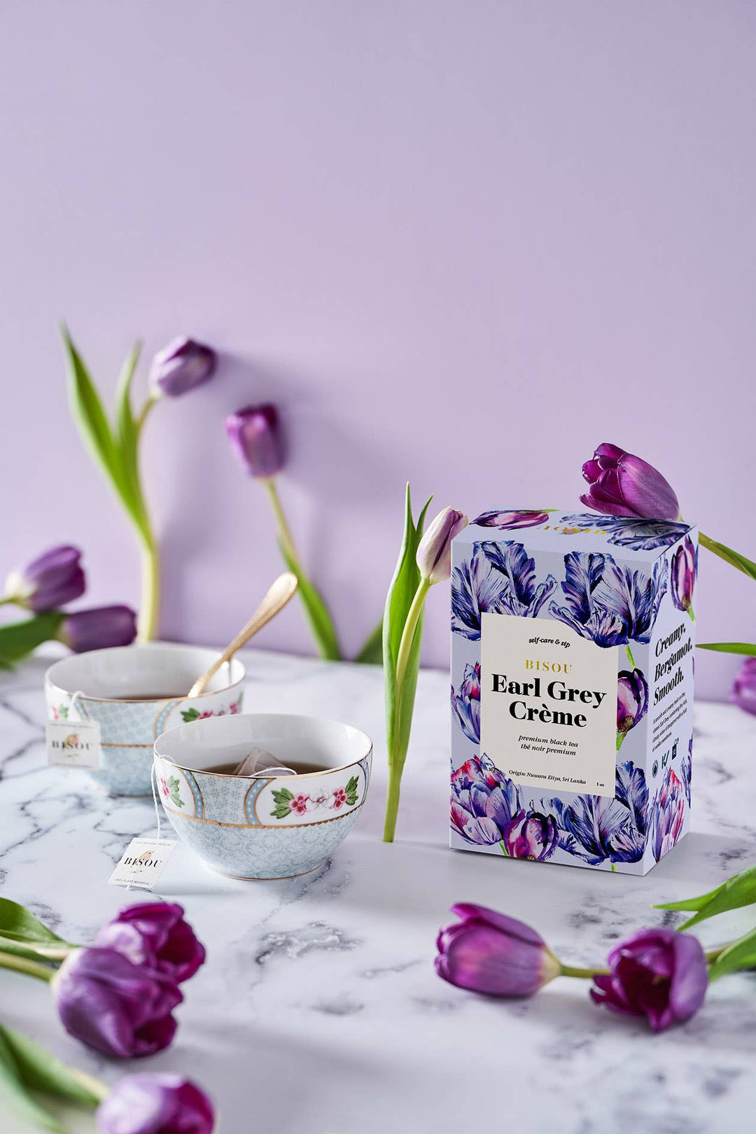 Organic Earl Grey Crème - Black tea sachets - Gift Smack Gift Company