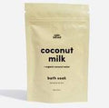Epic Blend Coconut Milk Soak vegan bath bomb in 3.5oz package, featuring coconut scent and natural ingredients for relaxing bath experience.