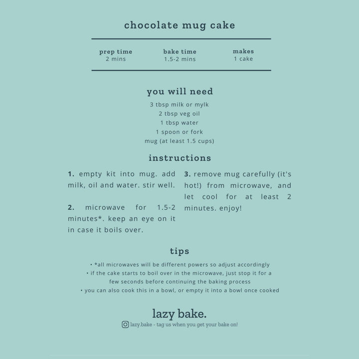 Chocolate Mug Cake