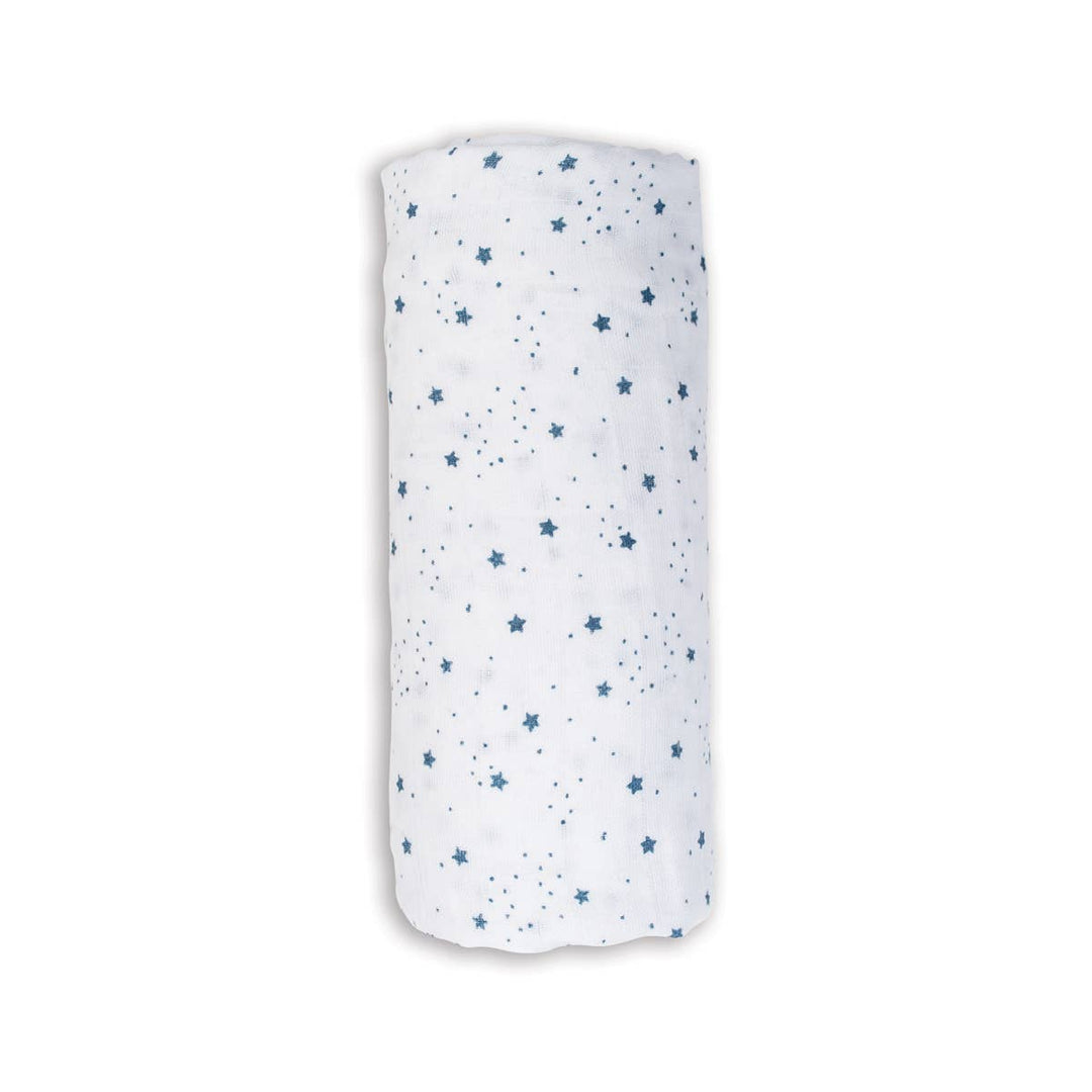 Muslin Cotton Swaddle Blanket - Stars - Gift Smack Gift Company