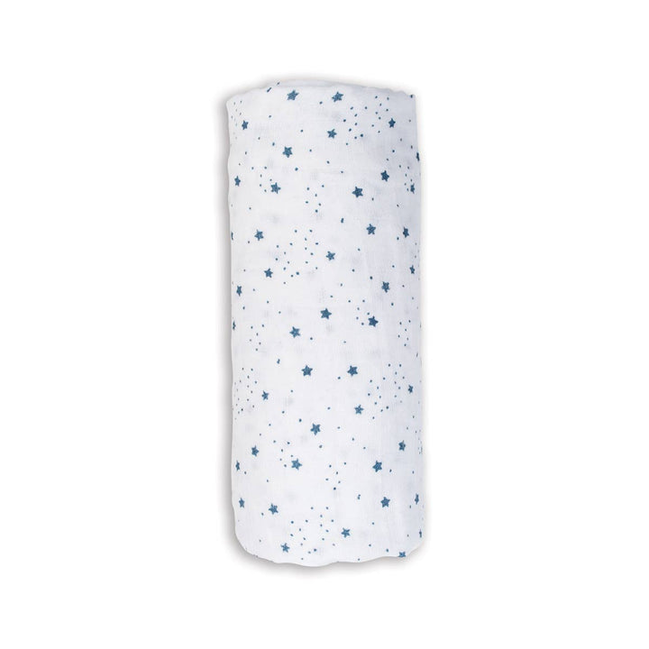 Muslin Cotton Swaddle Blanket - Stars - Gift Smack Gift Company