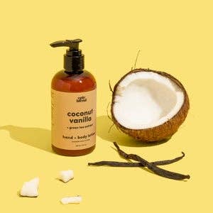 Coconut Vanilla Hand and Body Lotion: 8oz (6+ Half Price Tester)