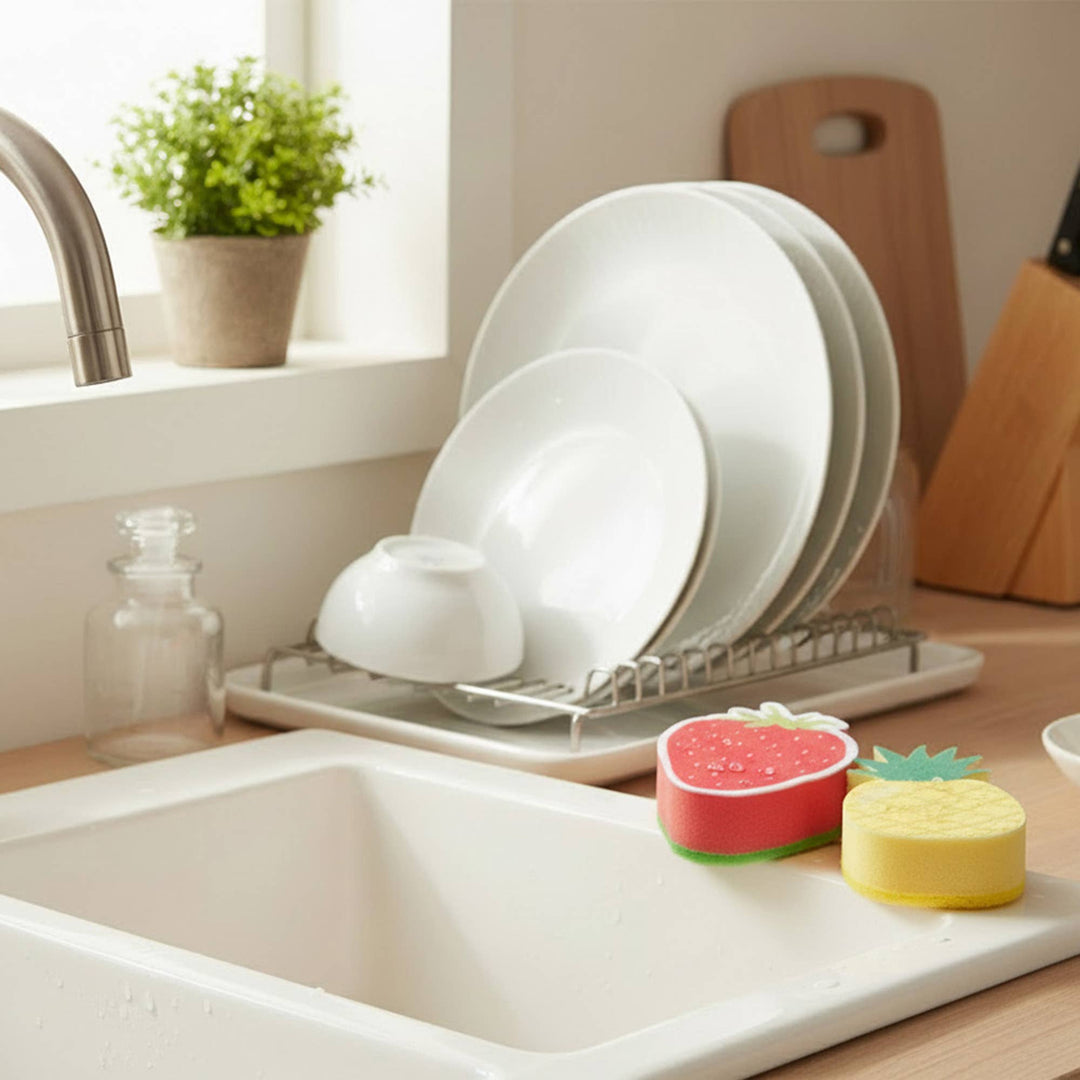 Éponge de cuisine : décorative en forme de fleur