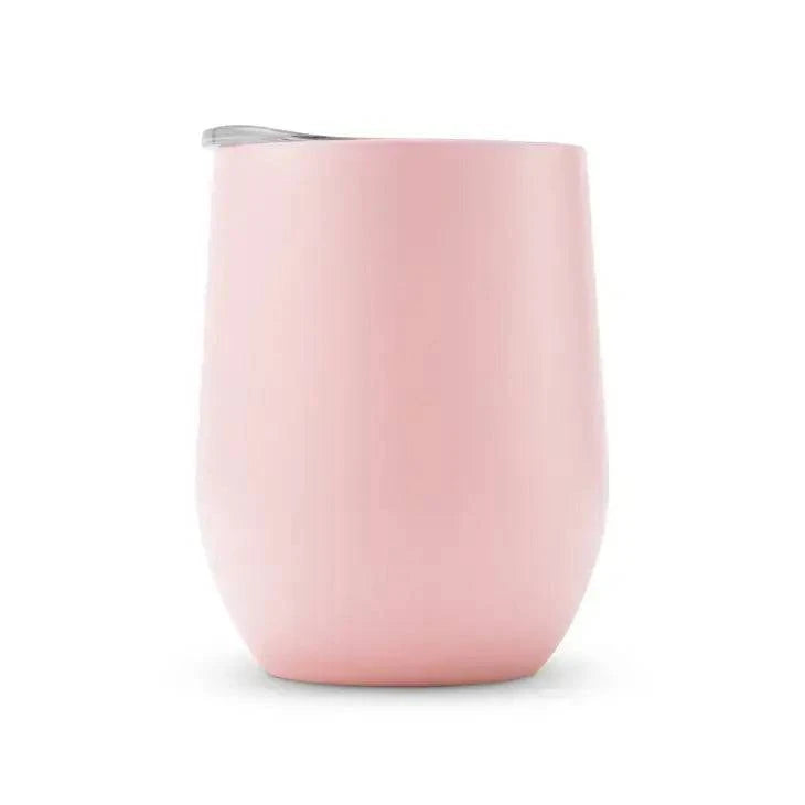 12 oz. Stemless Travel Tumbler - Pastel Pink - Gift Smack Gift Company