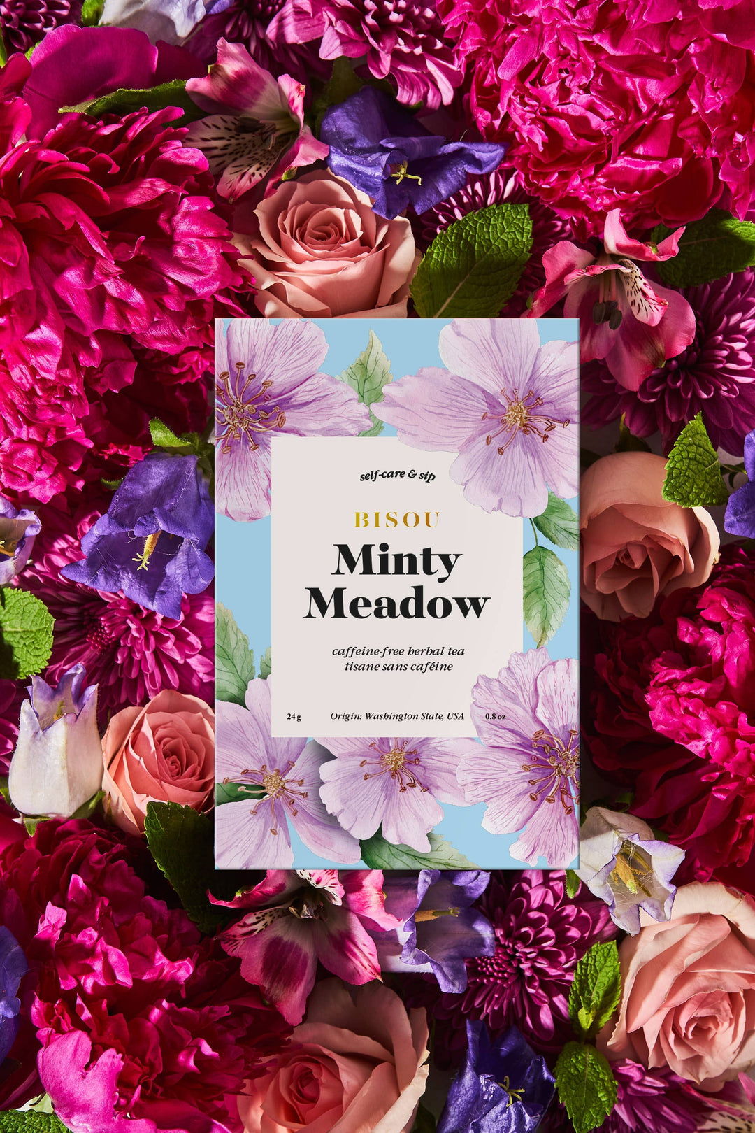 Organic Minty Meadow - Herbal tea sachets - Gift Smack Gift Company