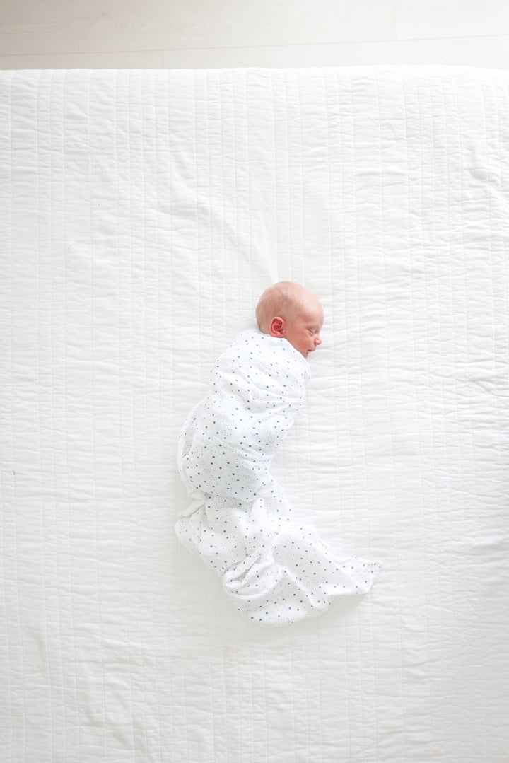 Muslin Cotton Swaddle Blanket - Stars - Gift Smack Gift Company