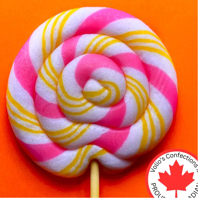 Raspberry Lemonade Handmade Whirl Pop