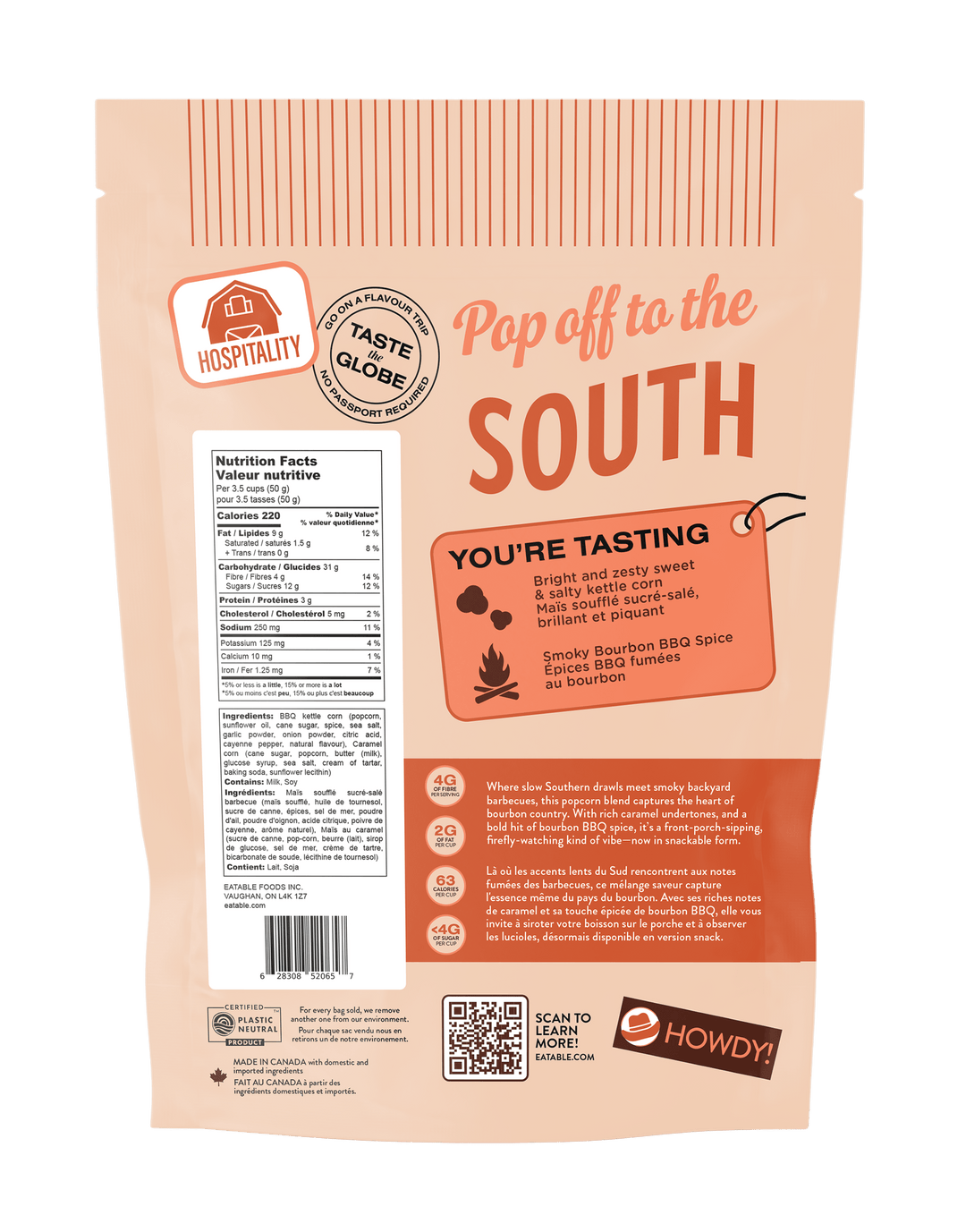 Southern Bourbon BBQ Popcorn - Gift Smack Gift Company
