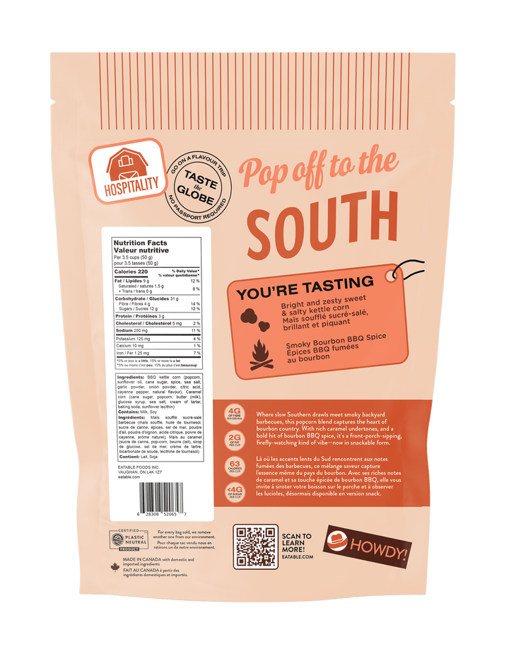 Southern Bourbon BBQ Popcorn - Gift Smack Gift Company
