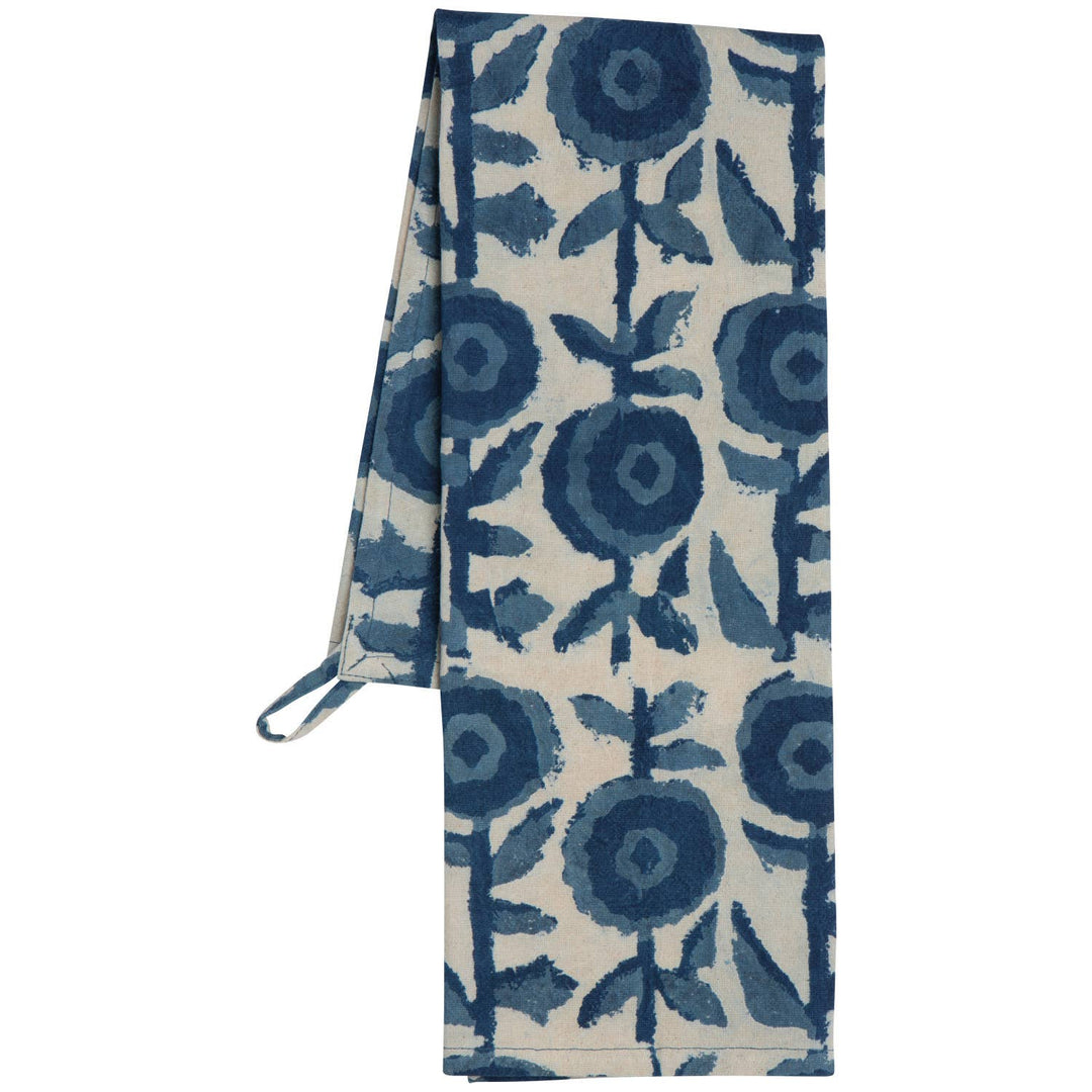 Heirloom Gilia Block Print Dishtowel