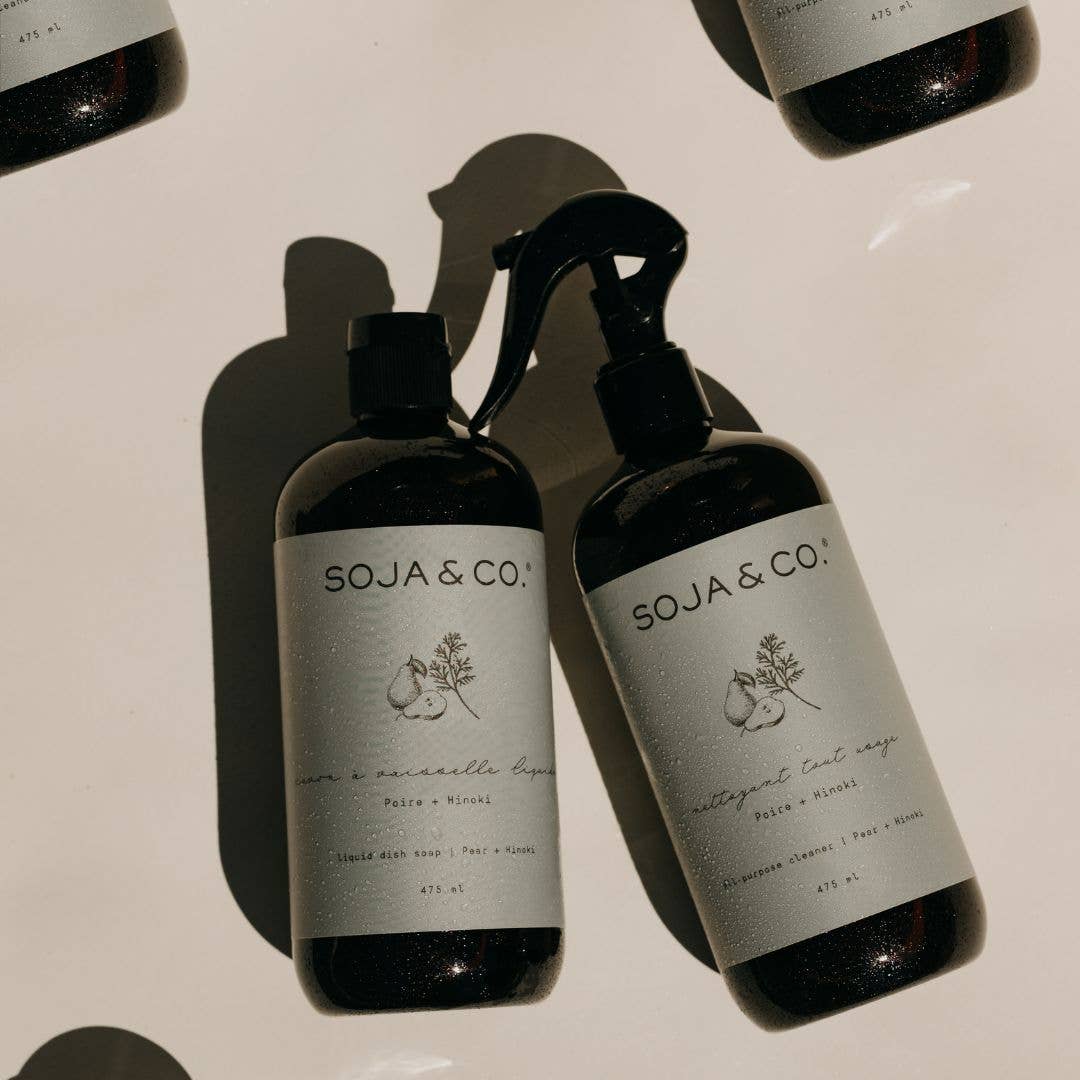 Liquid Dish Soap | Pear + Hinoki: 475ml - Gift Smack Gift Company