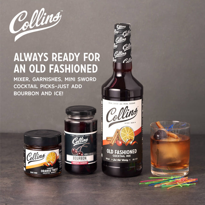 All-in-1 Old Fashioned Whiskey Cocktail Kit - Set of 4