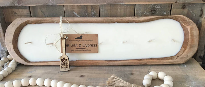 Mango Tray Dough Bowl Candle: Vanilla Birch
