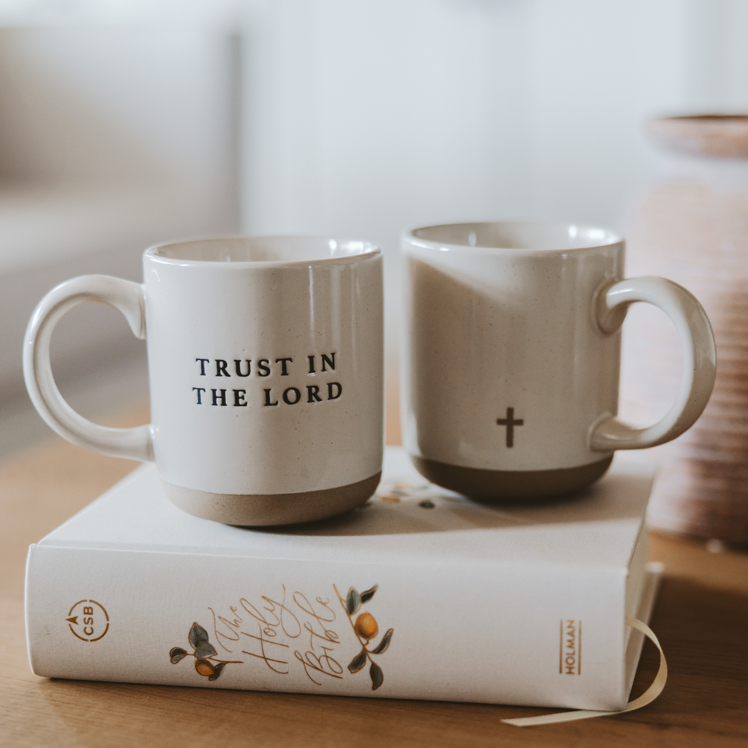*NEW* Cross Stoneware Coffee Mug - Home Decor & Gifts