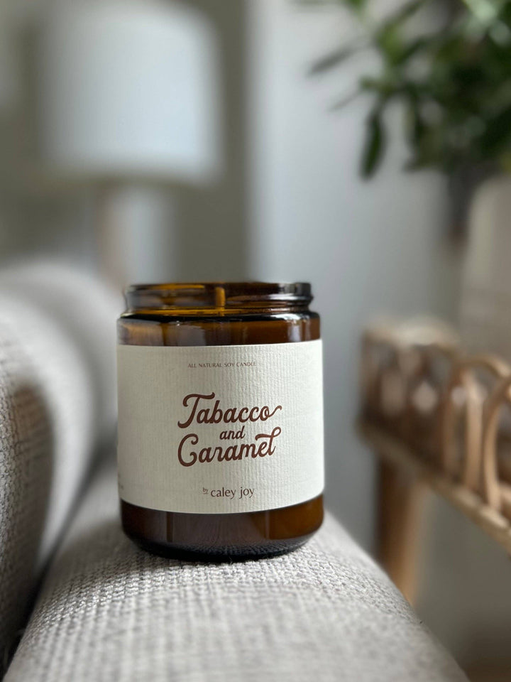 Tobacco &amp; Caramel | Soy Candle   🍁