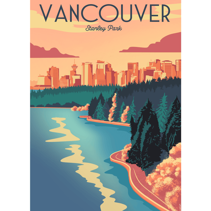Vancouver Sunset 1000-Piece Puzzle | Designed in Canada - Gift Smack Gift Company