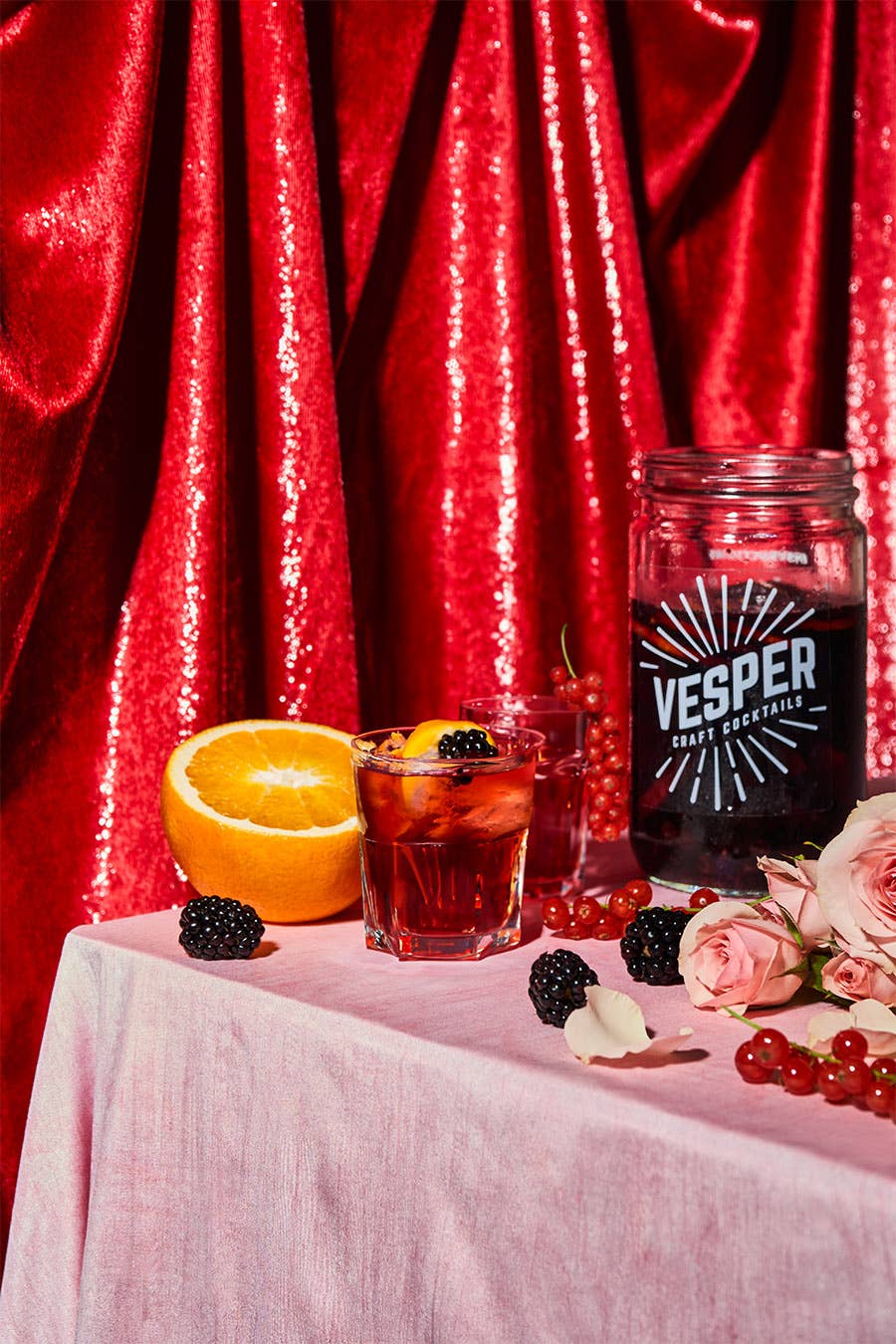Holiday Cocktail / Mocktail Mixer - Cranberry Whiskey Sour