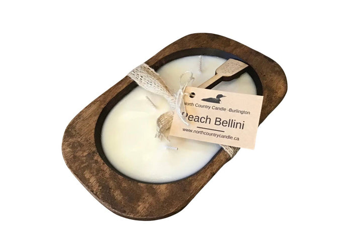 Dough Bowl Soy Wax Candle -Oak Style: Moroccan Cashmere