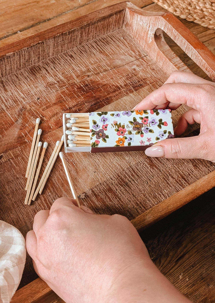Mimi Floral Matchbox - 30 Sticks 🍁