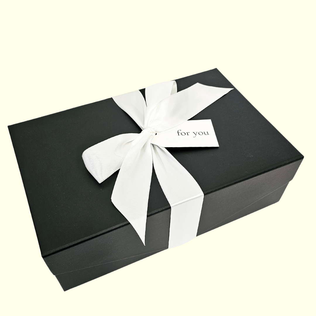 Box Handwritten Notes Black Lux Box & Handwritten Note Card | Gift Smack Gift Company
