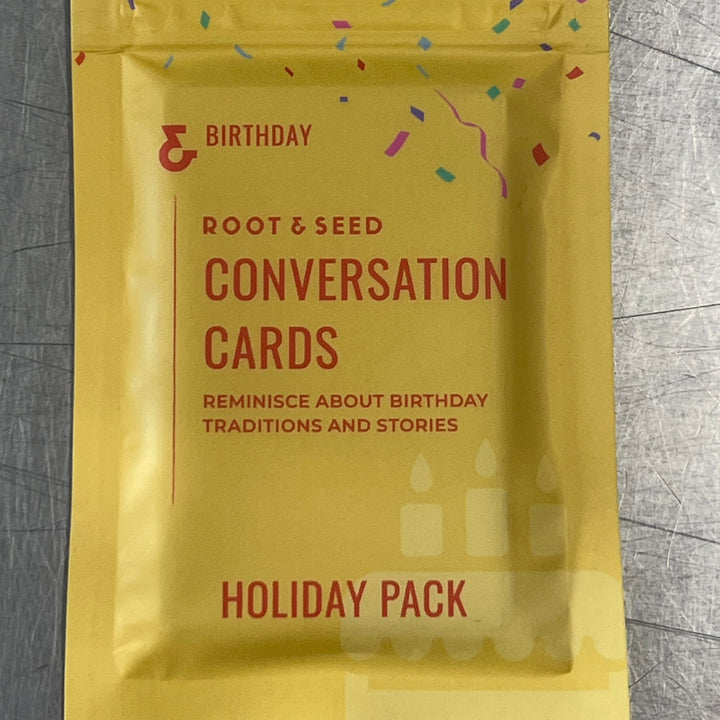 Birthday Conversation Cards - Root & Seed