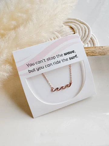 Ride the Surf Necklace - Sweet Three Designs