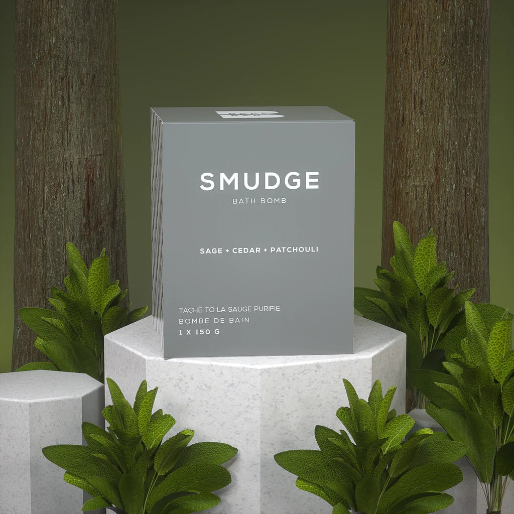 Smudge Bath Bomb -Sage, cedar, and patchouli