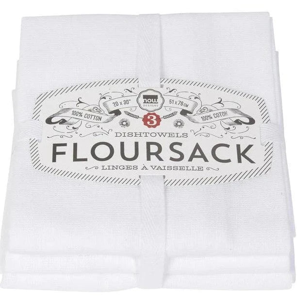 The MVP towel of the kitchen, this humble yet powerful towel is bigger, softer, thinner, lint-free and cute for good measure – 20 x 30 inches.   Neutral hues offer subtle accents to your kitchen prep areas.  Made of 100% cotton. Thin threads are tightly woven to create a uniquely textured, highly absorbent, lightweight cloth.  Machine wash warm and tumble dry for easy care and reuse. Iron on high if you prefer a crisply folded cloth. Do not bleach. 
