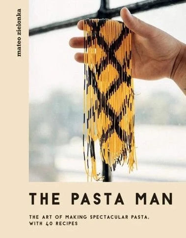 The Pasta Man, Mateo Zielonka, makes the most spectacular, original pasta you've ever seen. Striped, spotted, red, purple, green and black, and every shape imaginable, Mateo's pasta is prettier than a picture.