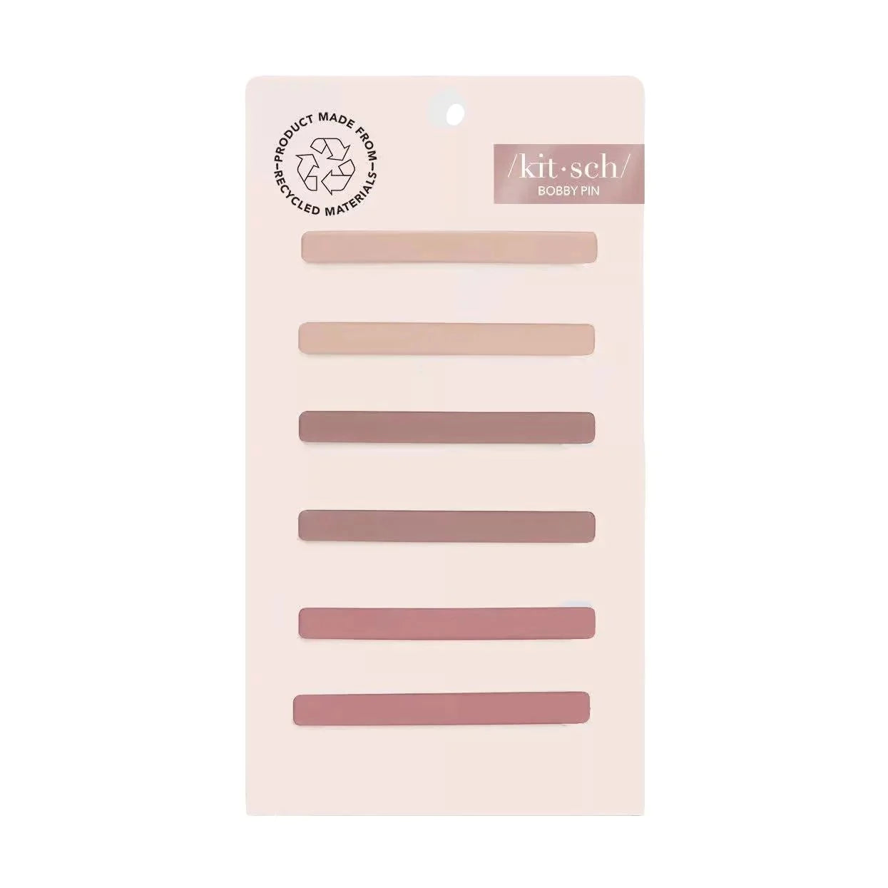 Who says bobby pins have to be a no-show? Your most practical and essential hair accessory just got a stylish upgrade! Our enamel matte bobby pins allow you to create an array of fun-meets-sophisticated looks. Pull back your bangs or loose layers with stylish ease, pin up a playful updo, or get creative with “bobby pin art” and stack them for a stunning finishing touch. Mix and match with this range of playful neutrals to coordinate with any outfit.