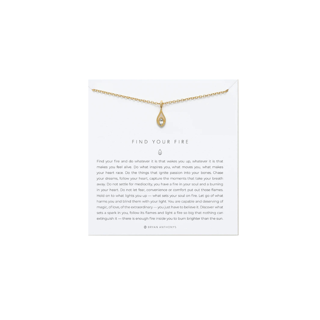 Bryan Anthony's Find Your Fire Necklace - 14 k gold