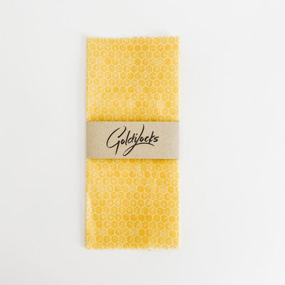 Beeswax Food Wraps: Honeycomb Single Medium Kitchen Items Goldilocks 