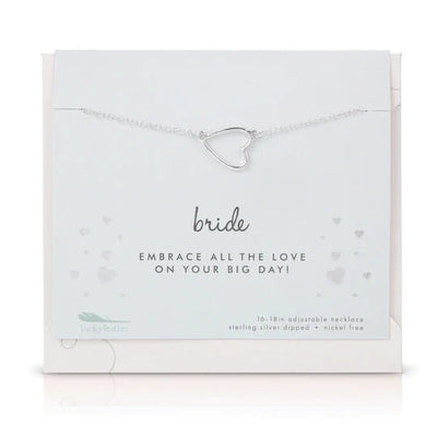 Bride Necklace Jewelry Lucky Feather 