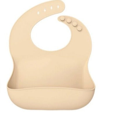 Silicone Bib - wheat