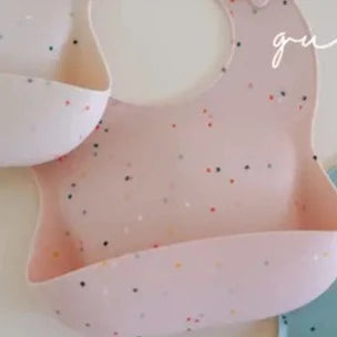 Silicone Bib - Bubblegum Sprinkle