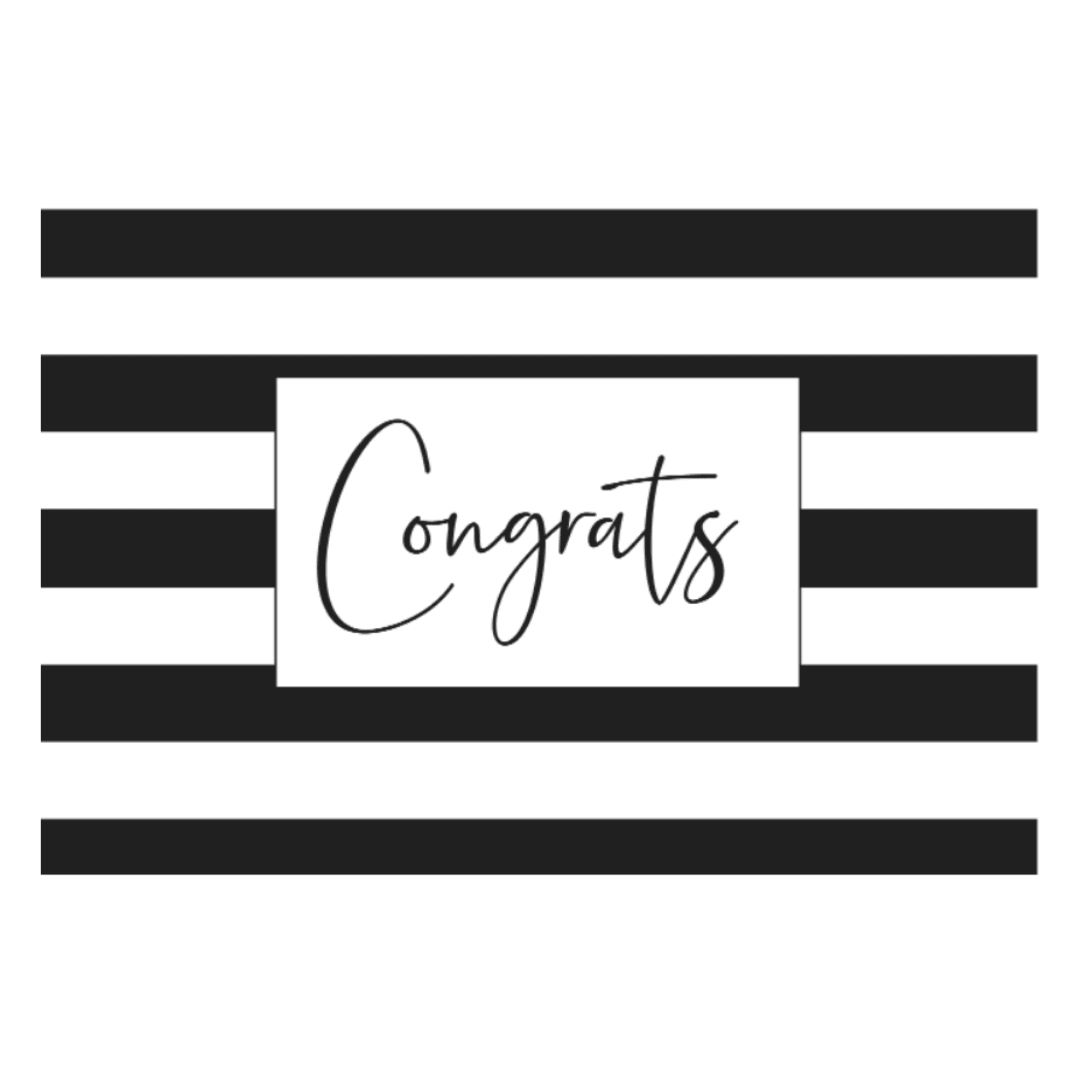 Congrats Note Card Gift Smack Gift Company 