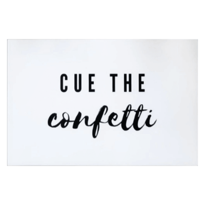 Cue The Confetti Note Card Gift Smack Gift Company 