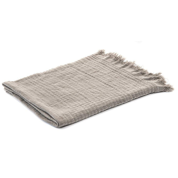 Grey Bloom Cotton Throw - Brunelli Housewares Brunelli 