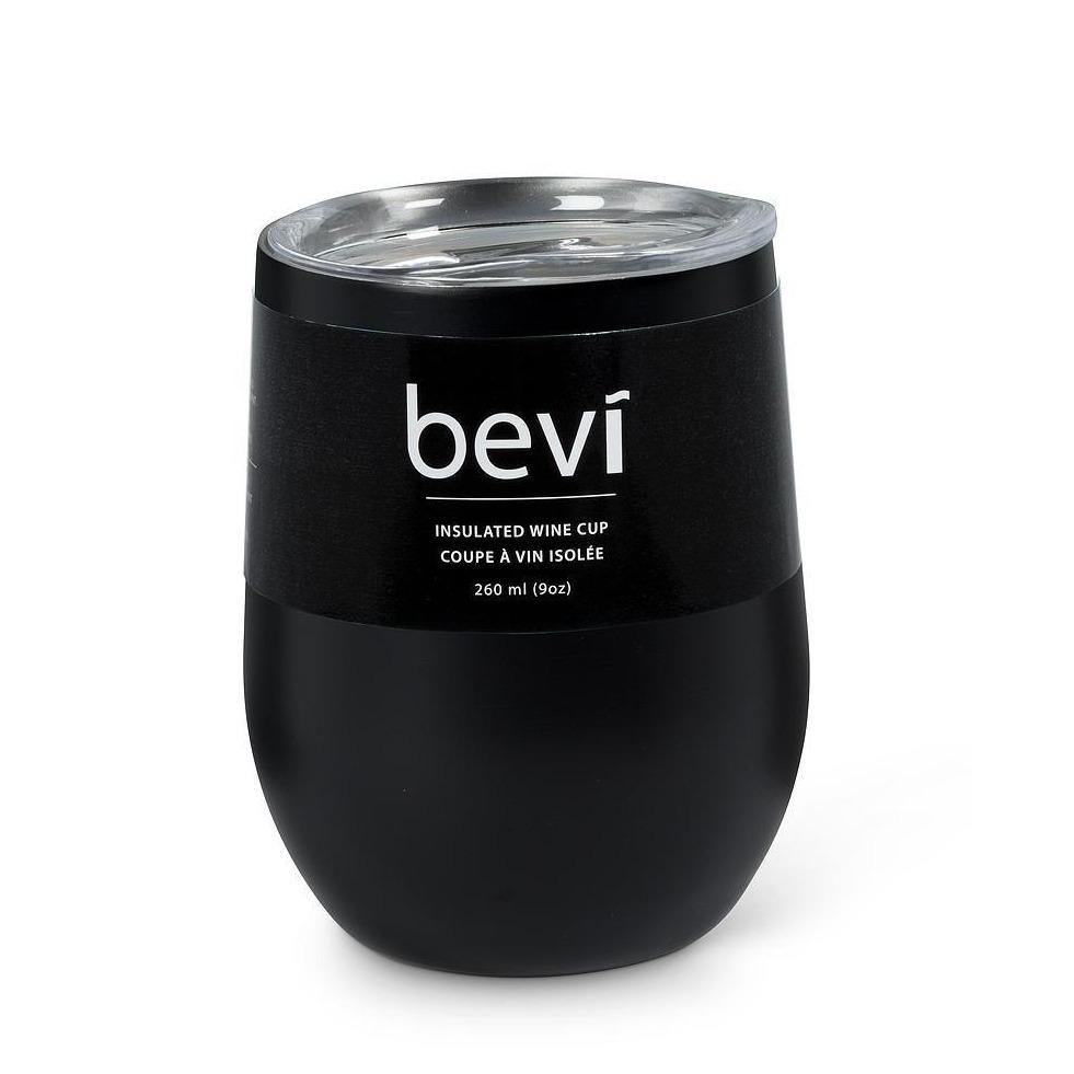 Enjoy your favourite vintage and keep it at the perfect temperature for hours on end with this sleek and stylish Bevi tumbler in white. Made of plastic and high-grade stainless steel, this double-walled and vacuum-sealed, shatterproof tumbler keeps your beverage cold for up to 9 hours, and hot drinks warm for up to 3 hours. This wine tumbler is the perfect addition to a custom gift boxes.