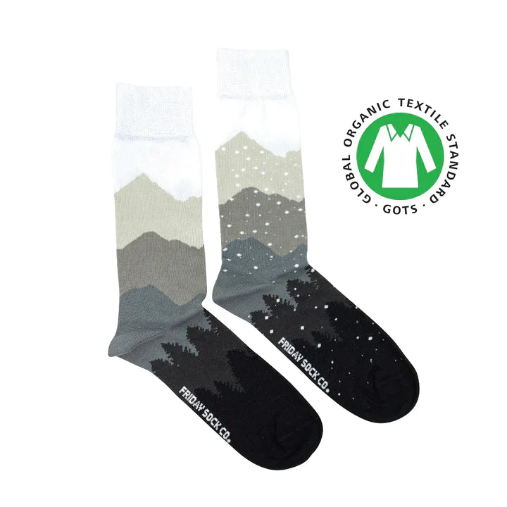 The Friday Sock Co. Organic Cotton socks collection has been designed with eco-conscious practices in mind!  Designed in Canada, ethically made in Italy. 