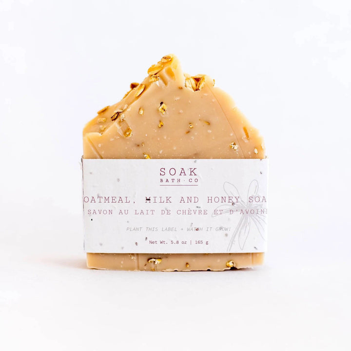 Oatmeal, Milk and Honey Soap Bar - SOAK Bath Co Bath &amp; Body Soak Bath Co 