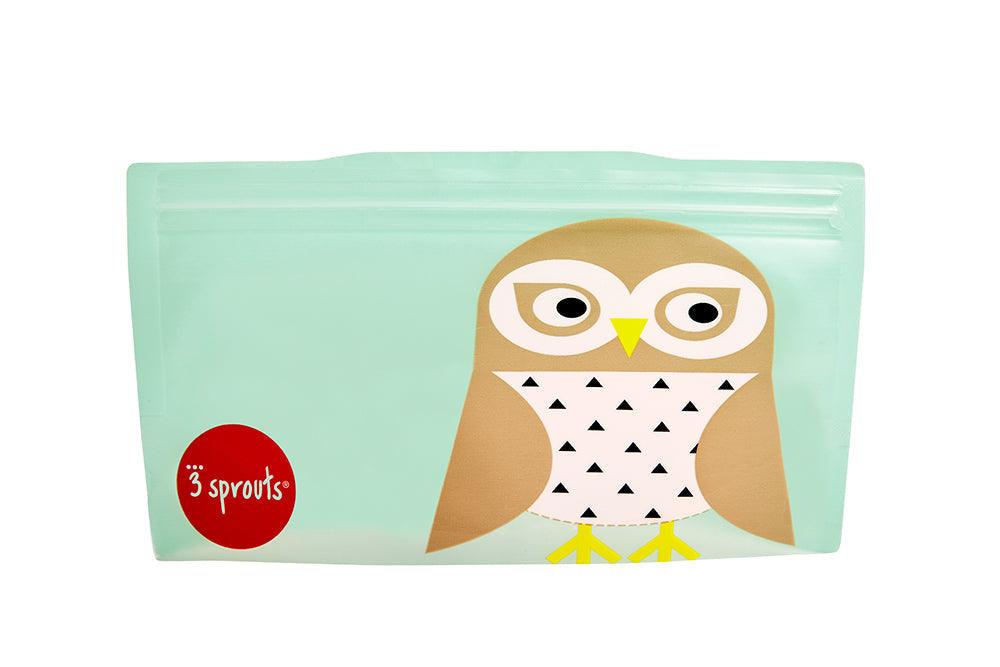 Owl Snack Bag Baby & Toddler 3 Sprouts 
