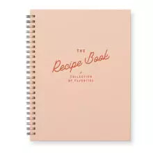 Retro Recipe book - Seashell Cover