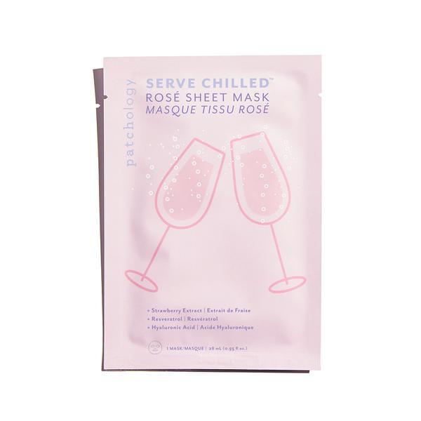 Serve Chilled Rosé Sheet Mask Bath & Body Patchology 