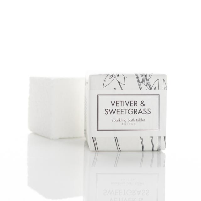 Vetiver and Sweetgrass Sparkling Bath Tablet Bath & Body Formulary 55 