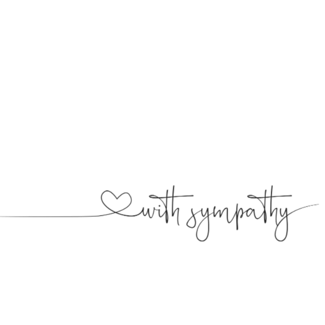 With Sympathy Note Card Gift Smack Gift Company 